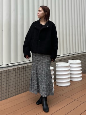 NANAMI NAKAMURAさん（レディース・159cm）の秋コーディネート