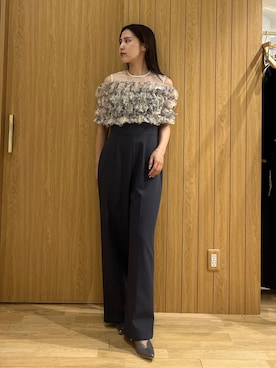 「結婚式」｜NANAMI NAKAMURAさん（レディース・160cm）の夏コーディネート