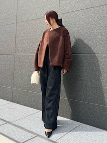 2WAYシアーベロアホックデザイントップス｜ラグナムーン（LAGUNAMOON