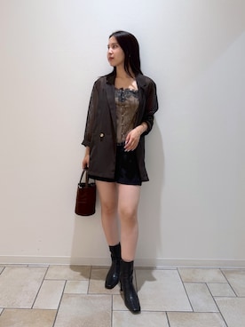 NANAMI NAKAMURAさん(レディース・160cm)の秋コーディネート