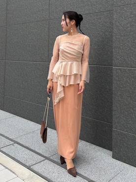 NANAMI NAKAMURAさん（レディース・160cm）の冬コーディネート