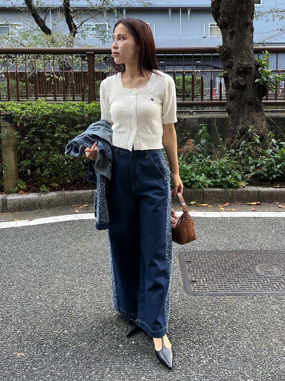 POLO BCSコラボ】ブークレヤーンハーフスリーブコンパクトニット