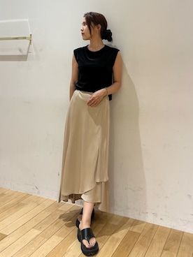 NANAMI NAKAMURAさん（レディース・160cm）の夏コーディネート