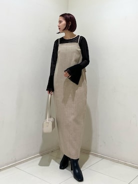 NANAMI NAKAMURAさん（レディース・159cm）の秋コーディネート