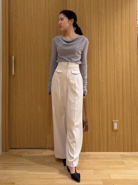 NANAMI NAKAMURAさん（レディース・160cm）の冬コーディネート