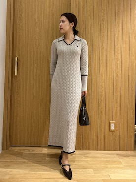 「LAGUNAMOON（ラグナムーン）のアイテム（パンプス）」を使った、NANAMI NAKAMURAさん（レディース・160cm）の秋コーディネート