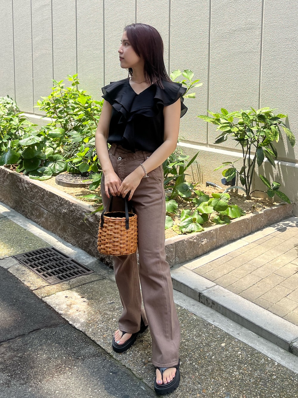 LAGUNAMOON ハンドバッグ チュールフリルBAG : ZOZOTOWN Yahoo