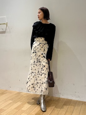 NANAMI NAKAMURAさん（レディース・159cm）の秋コーディネート