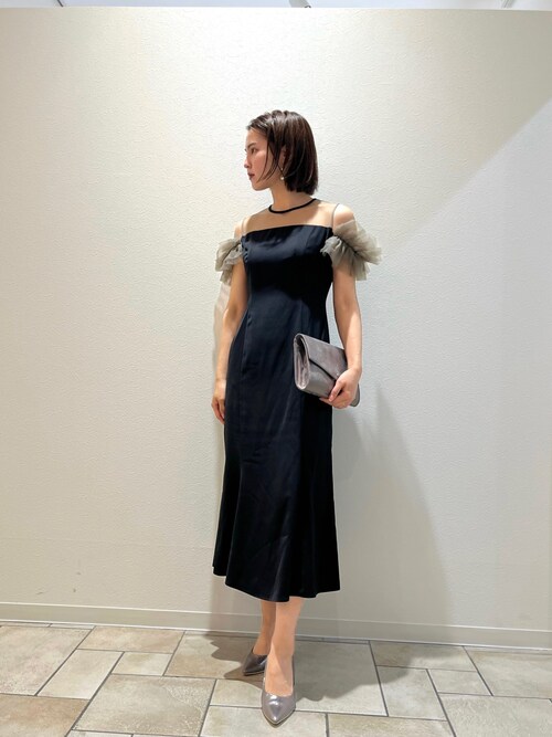 かのんさん専用 ラグナムーン ドレス M LAGUNAMOON ラグナムーン LADYパネルレースドッキングパンツドレス