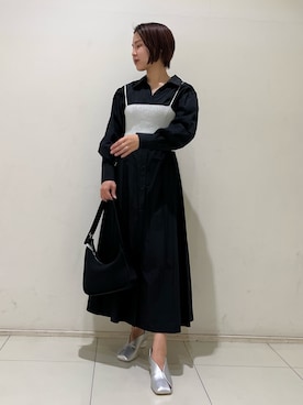 NANAMI NAKAMURAさん（レディース・159cm）の冬コーディネート