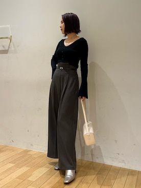 NANAMI NAKAMURAさん（レディース・159cm）の秋コーディネート