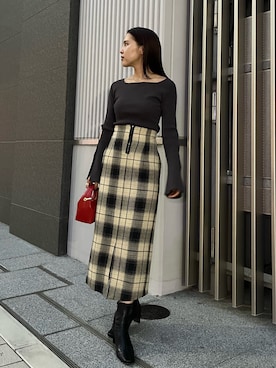 NANAMI NAKAMURAさん（レディース・160cm）の秋コーディネート