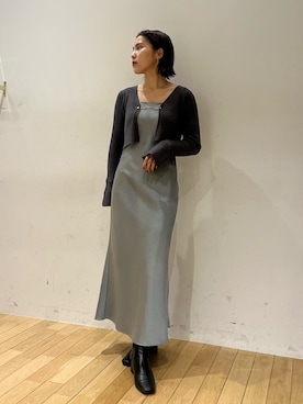 「LAGUNAMOON（ラグナムーン）のアイテム（ピアス（両耳用））」を使った、NANAMI NAKAMURAさん（レディース・159cm）の秋コーディネート