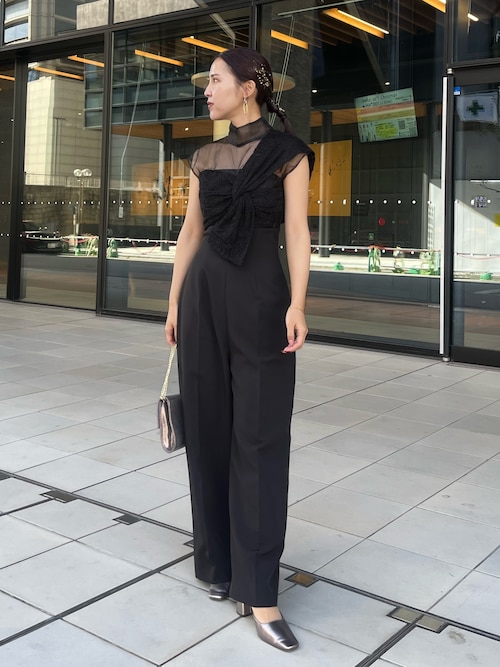 セール】LADYエンブロイダリーツイストパンツドレス（パンツドレス