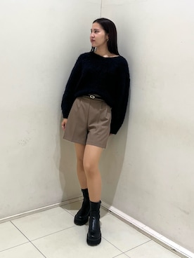 NANAMI NAKAMURAさん(レディース・159cm)の冬コーディネート