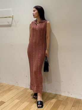 「LAGUNAMOON（ラグナムーン）のアイテム」を使った、NANAMI NAKAMURAさん（レディース・160cm）の夏コーディネート