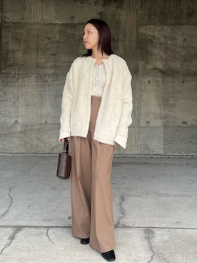 NANAMI NAKAMURAさん（レディース・160cm）の冬コーディネート