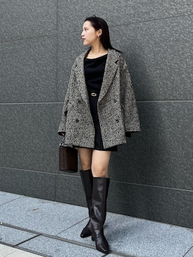 「アイテム（テーラードジャケット、その他）」を使った、NANAMI NAKAMURAさん（レディース・160cm）の秋コーディネート