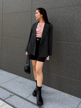 NANAMI NAKAMURAさん（レディース・160cm）の冬コーディネート