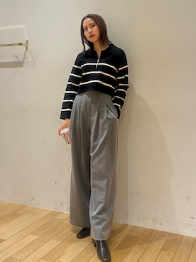 NANAMI NAKAMURAさん（レディース・159cm）の冬コーディネート