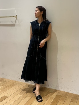 「LAGUNAMOON（ラグナムーン）のアイテム」を使った、NANAMI NAKAMURAさん（レディース・159cm）の夏コーディネート