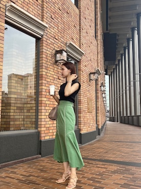 NANAMI NAKAMURAさん（レディース・159cm）の夏コーディネート