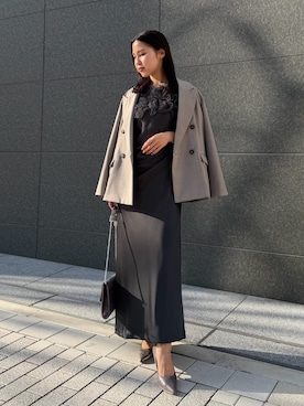 NANAMI NAKAMURAさん(レディース・160cm)の冬コーディネート