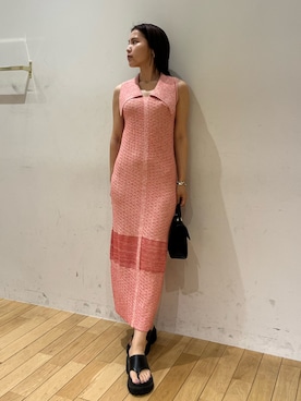 「LAGUNAMOON（ラグナムーン）のアイテム」を使った、NANAMI NAKAMURAさん（レディース・160cm）の夏コーディネート