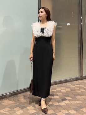 「結婚式」｜NANAMI NAKAMURAさん（レディース・160cm）の夏コーディネート