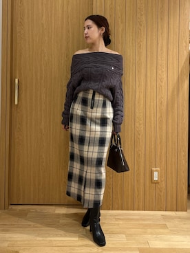 NANAMI NAKAMURAさん（レディース・160cm）の秋コーディネート