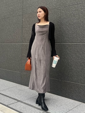 NANAMI NAKAMURAさん（レディース・160cm）の秋コーディネート