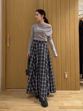 NANAMI NAKAMURAさん（レディース・160cm）の冬コーディネート