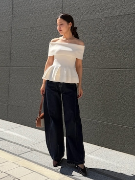 「LAGUNAMOON（ラグナムーン）のアイテム」を使った、NANAMI NAKAMURAさん（レディース・160cm）の春コーディネート