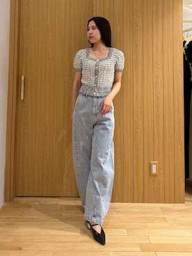 「LAGUNAMOON（ラグナムーン）のアイテム」を使った、NANAMI NAKAMURAさん（レディース・160cm）の春コーディネート