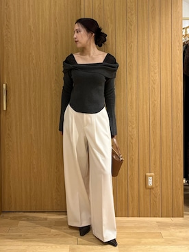 NANAMI NAKAMURAさん（レディース・160cm）の冬コーディネート