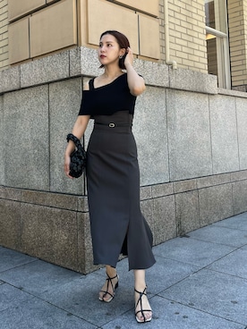 NANAMI NAKAMURAさん（レディース・159cm）の夏コーディネート