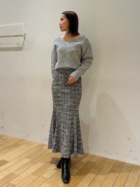 NANAMI NAKAMURAさん（レディース・159cm）の冬コーディネート