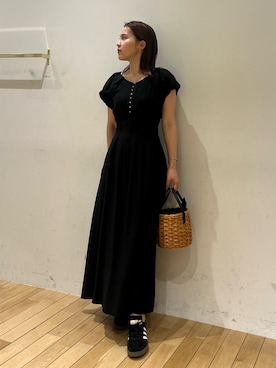 「LAGUNAMOON（ラグナムーン）のアイテム（ハンドバッグ）」を使った、NANAMI NAKAMURAさん（レディース・159cm）の春コーディネート