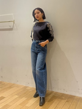 NANAMI NAKAMURAさん（レディース・159cm）の秋コーディネート