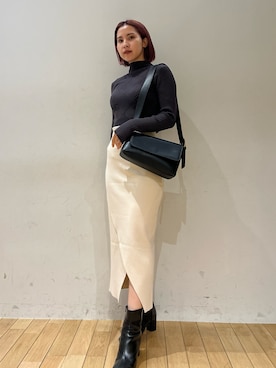 NANAMI NAKAMURAさん(レディース・159cm)の冬コーディネート