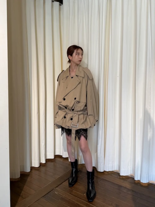 ジャケット・アウター prankproject Balloon Hem Trench バルーンヘムトレンチ / Balloon Hem Trench（トレンチコート）｜PRANK