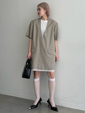 「PRANK PROJECT（プランクプロジェクト）のアイテム（チュニック）」を使った、PRANK PROJECTさん（レディース・156cm）の春コーディネート