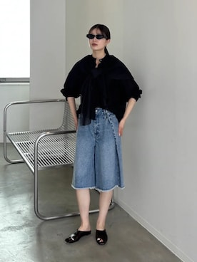 「PRANK PROJECT（プランクプロジェクト）のアイテム（パンツ）」を使った、PRANK PROJECTさん（レディース・170cm）の春コーディネート