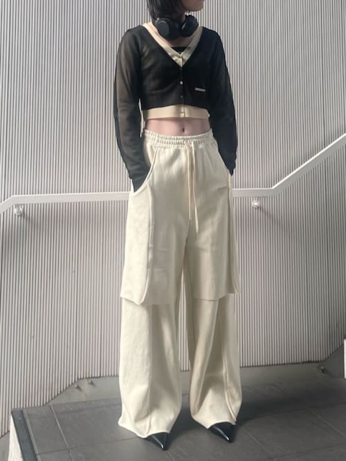 フロントレイヤードスウェットパンツ 【PRANK PROJECT】