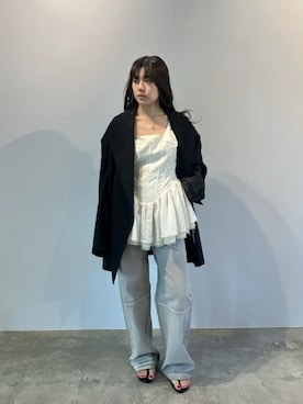 「PRANK PROJECT（プランクプロジェクト）のアイテム（パンツ）」を使った、PRANK PROJECTさん（レディース・160cm）の春コーディネート