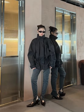 「アイテム（マウンテンパーカー）」を使った、PRANK PROJECTさん（レディース・154cm）の夏コーディネート