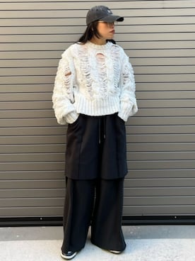 「PRANK PROJECT（プランクプロジェクト）のアイテム（帽子）」を使った、PRANK PROJECTさん（レディース・158cm）の冬コーディネート