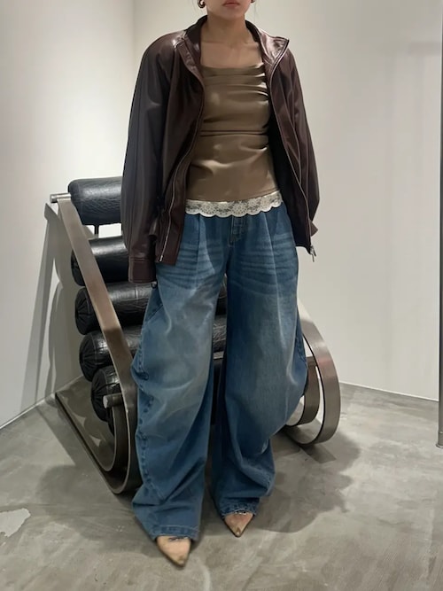 ベアトップ+チューブトップ 26ssPre PRANK PROJECT Drape Bear Top 2026Spring Pre-Order】ドレープベアトップ / Drape Bear Top