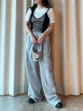「トラックパンツコーデ」｜PRANK PROJECTさん（レディース・158cm）の春コーディネート
