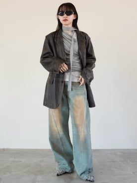 「PRANK PROJECT（プランクプロジェクト）のアイテム（ジャケット/アウター）」を使った、PRANK PROJECTさん（レディース・157cm）の冬コーディネート